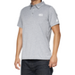 100% Corpo Polo Shirt - Heather Gray/White - Small 35019-252-10