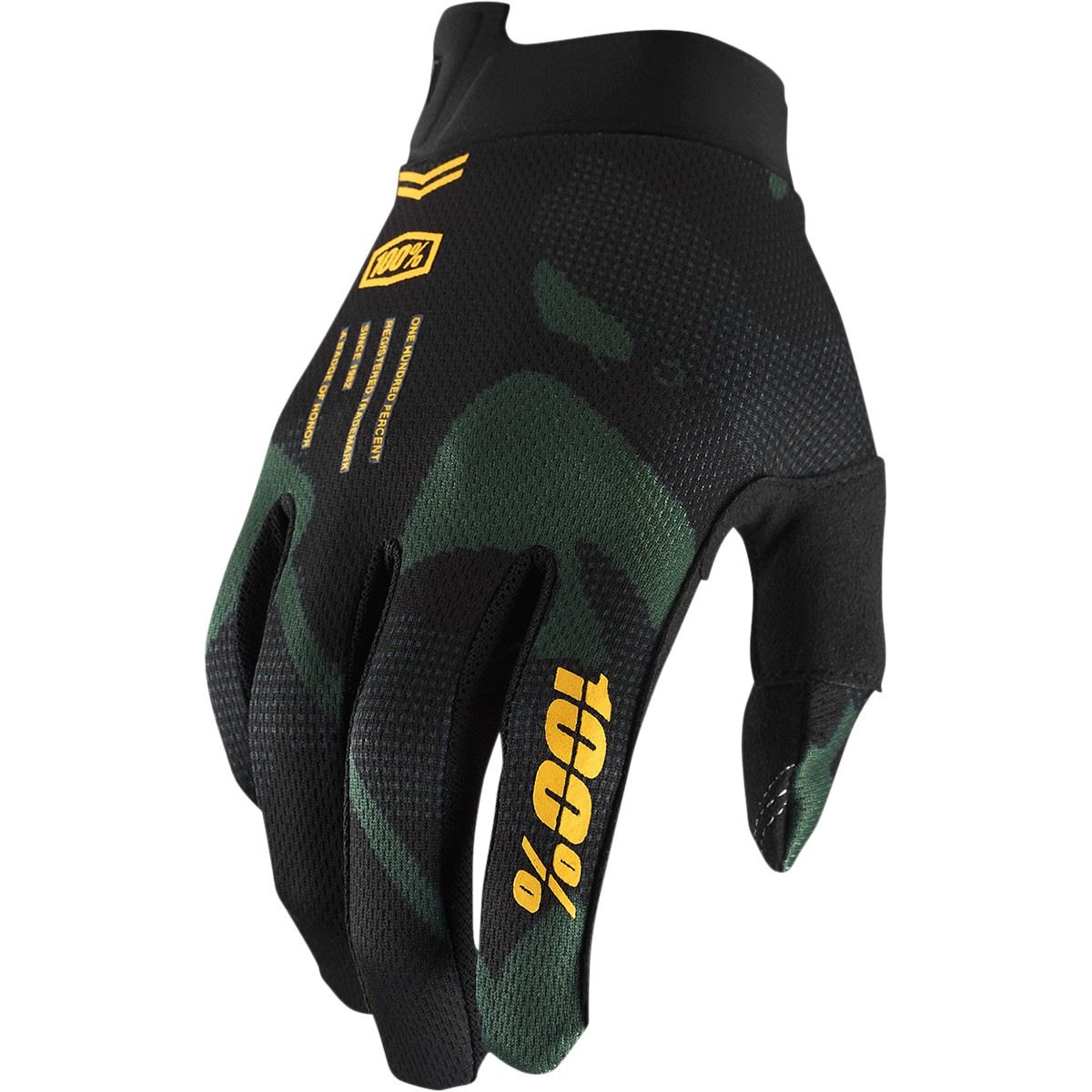 100% Youth iTrack Gloves - Sentinel Black - Large 10009-00010