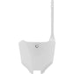 POLISPORT Number Plate - White - CRF 450R/RX 8670700002 by Polisport