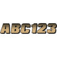 Hardline I.D. Sticker Kit - 200 Series - Beige Gradation BRBKG300 | Stickers Decals