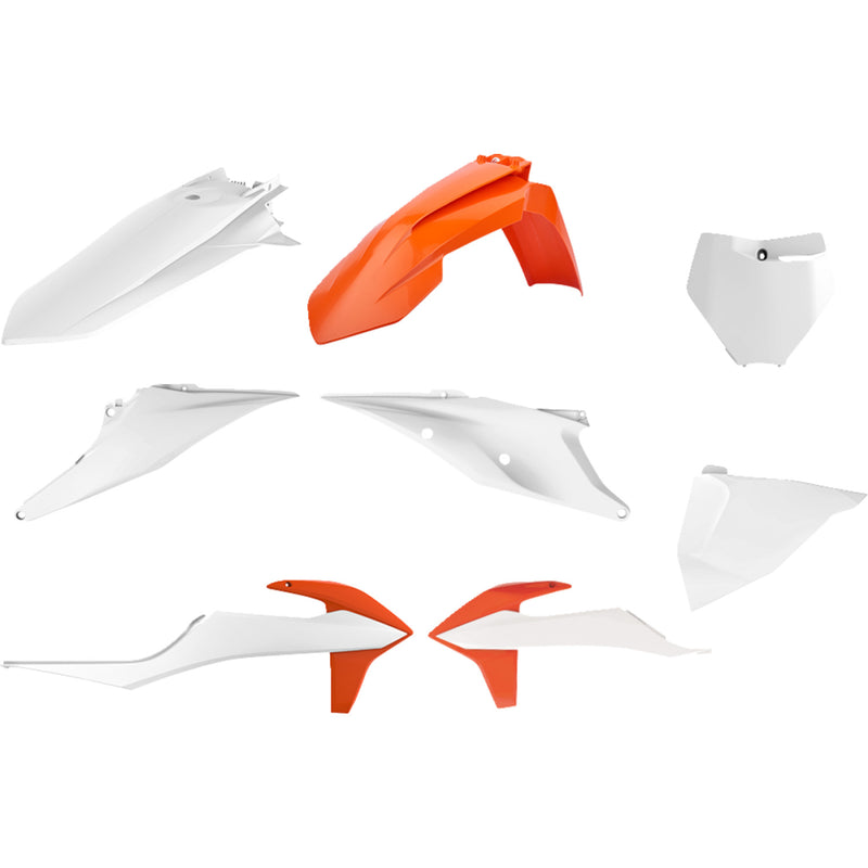 POLISPORT Body Kit - Orange/White - SX/SX-F 90912 by Polisport