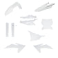 Full Plastic Kit Ktm White