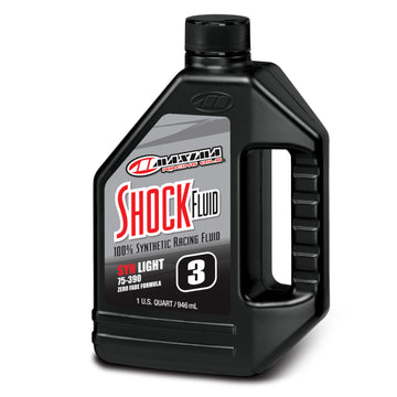 Maxima Racing Oil Synthetic Shock Oil - 3wt - 1 U.S. quart 50-57901