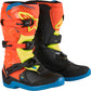 Alpinestars Youth Tech3S Boots - Orange/Blue/Yellow/Black - US 3 / EU 35.5 2014024-4755-3
