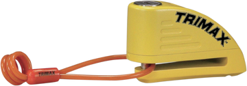 TRIMAX Alarm Disc Lock - 7 mm Pin - Yellow TAL88YL