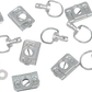 CYCLE PERFORMANCE PROD. D-Ring Kit - Silver Clips CPP/9030