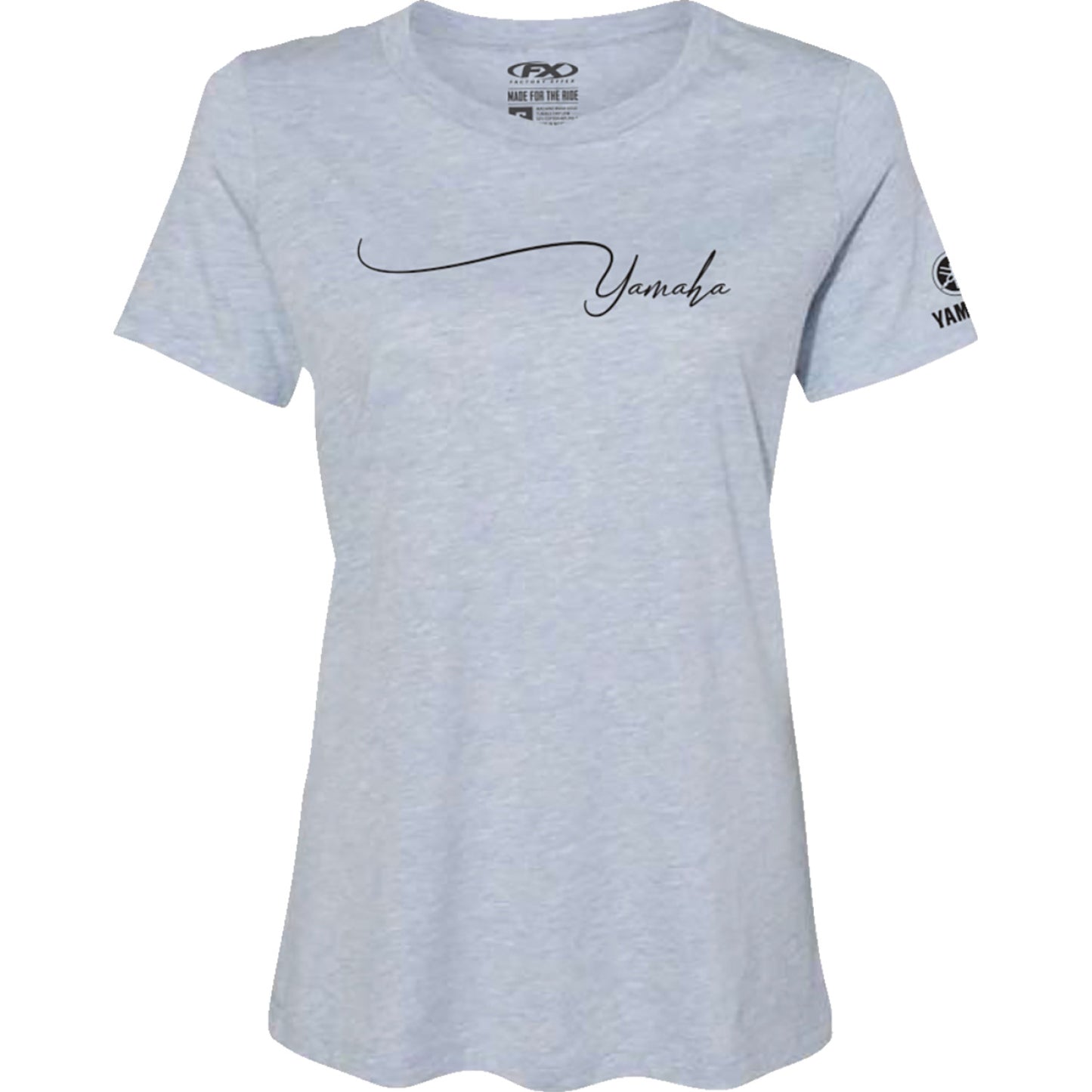 FACTORY EFFEX Women's Yamaha Signature T-Shirt - Light Heather Blue - Medium 27-87242