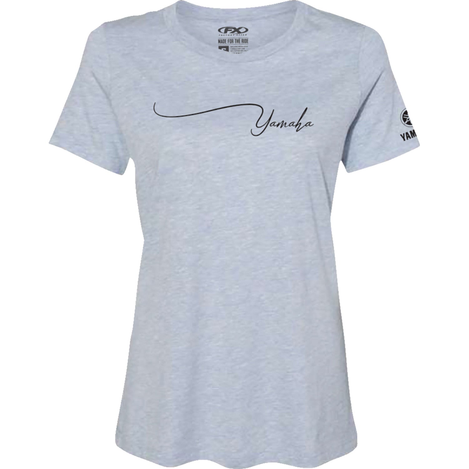 FACTORY EFFEX Women's Yamaha Signature T-Shirt - Light Heather Blue - Medium 27-87242