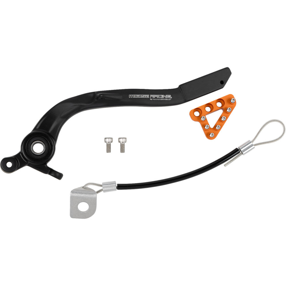 MOOSE OFFROAD Brake Pedal - Orange 82-0567-21-40