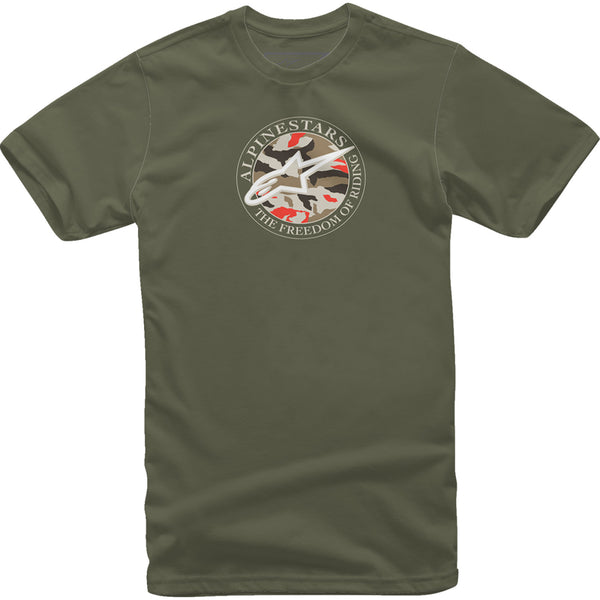 Alpinestars Dot Camo T-Shirt - Military - Medium 121372660690M