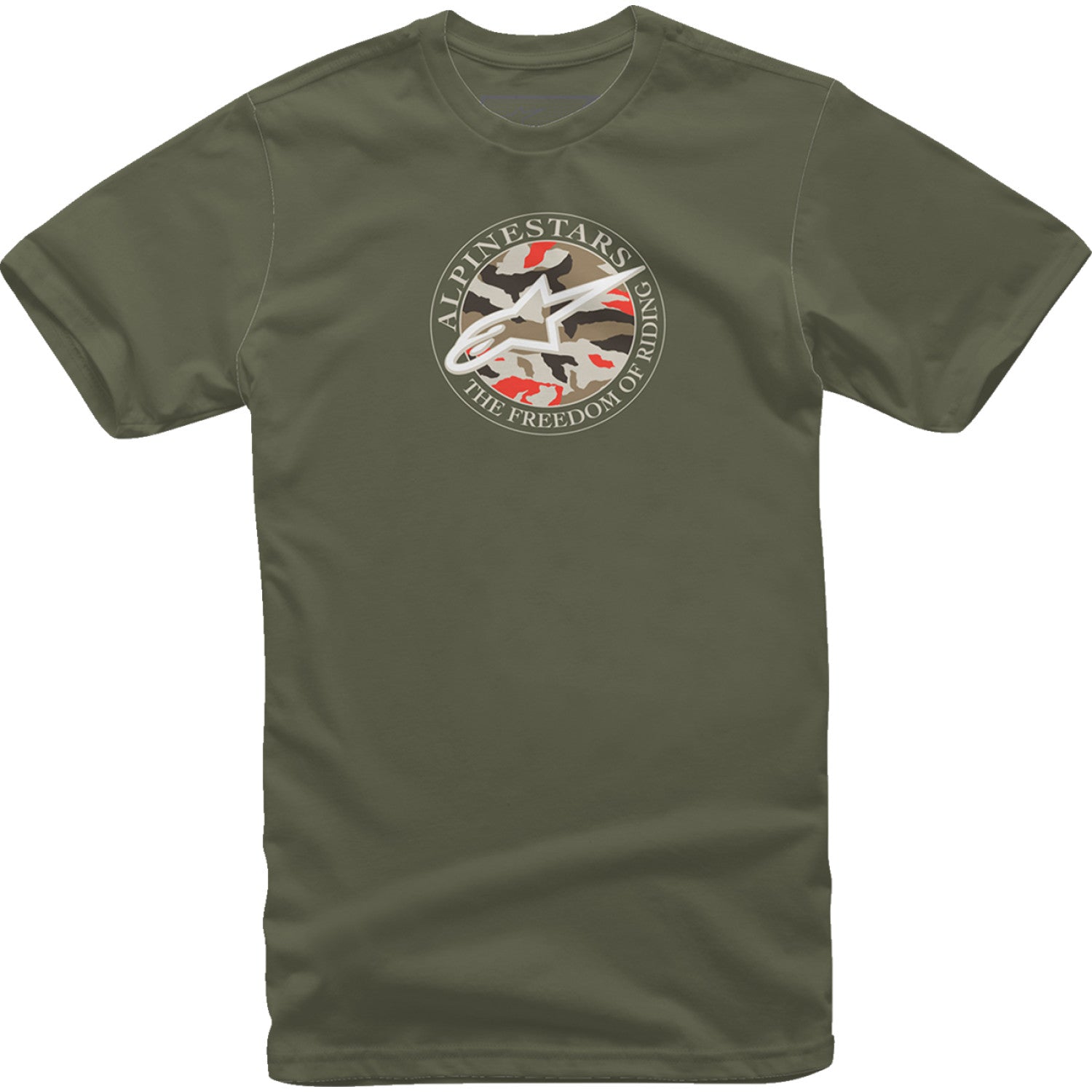 ALPINESTARS Dot Camo T-Shirt - Military - XL 121372660690XL