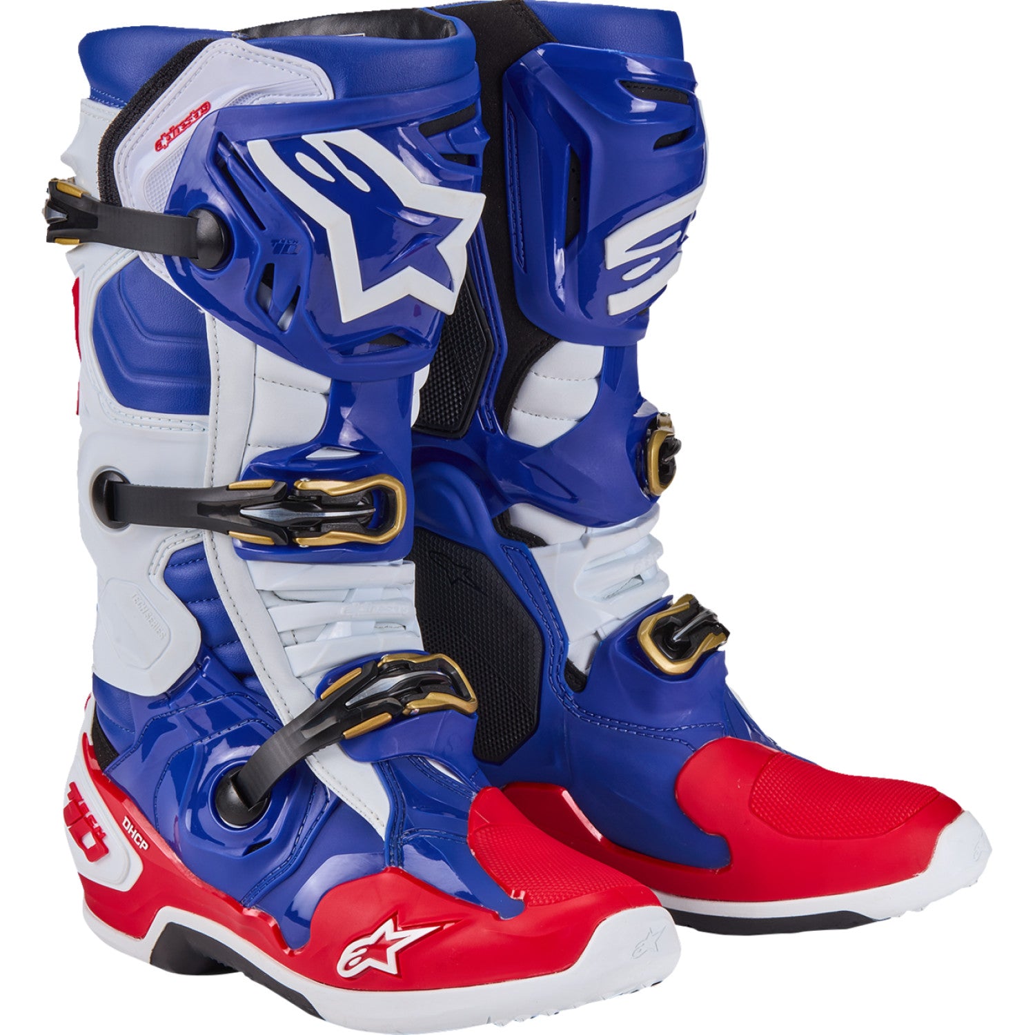 ALPINESTARS Union Tech 10 Boots - Red/White/Blue - US 8 2010020-3372-8