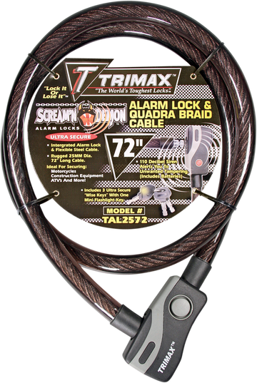 TRIMAX Alarm Cable Lock TAL2572