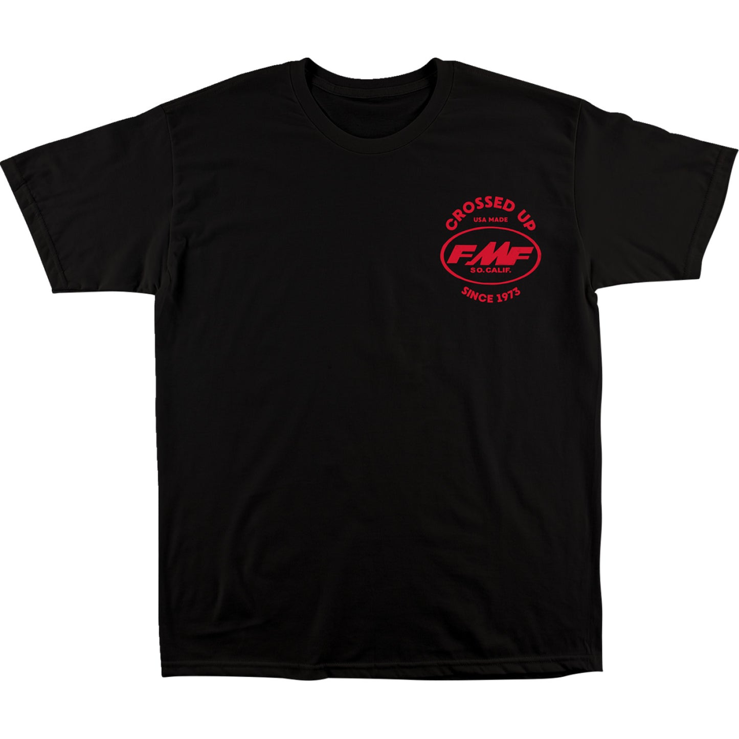 FMF Crossed Up T-Shirt - Black - Large SP24118901BLKLG