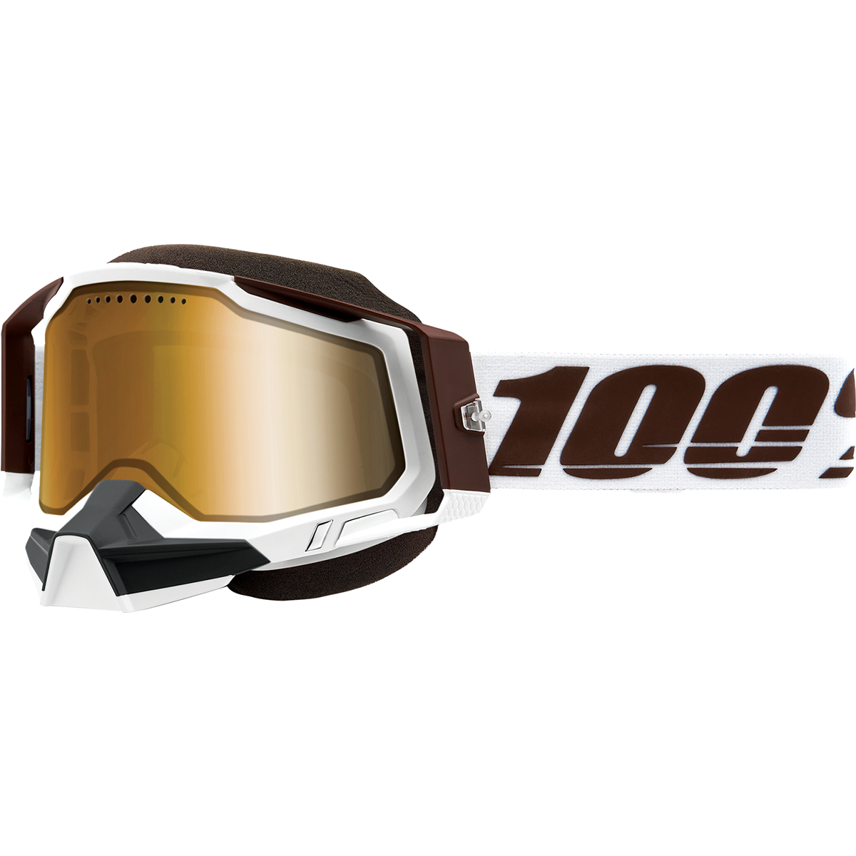 100% Racecraft 2 Snow Goggles - Snowbird - Flash Silver 50012-00005