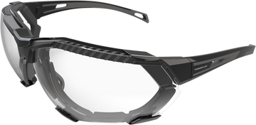 FORCEFLEX FF4 Sunglasses - Foam - Black/Black - Clear Lens FF4-01014-041