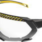 FORCEFLEX FF4 Sunglasses - Foam - Black/Yellow - Clear Lens FF4-01094-041