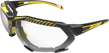 FORCEFLEX FF4 Sunglasses - Foam - Black/Yellow - Clear Lens FF4-01094-041