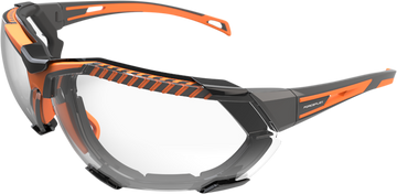 FORCEFLEX FF4 Sunglasses - Foam - Gray/Orange - Clear Lens FF4-04054-041