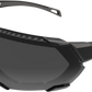 FORCEFLEX FF4 Sunglasses - Foam - Black/Black - Smoke Lens FF4-01015-041