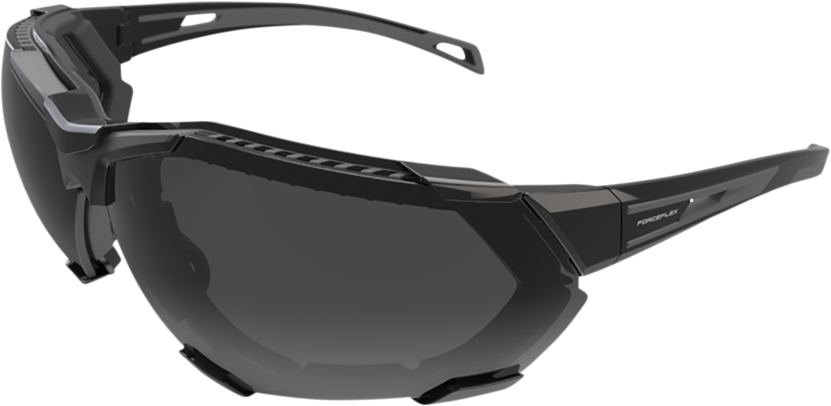 FORCEFLEX FF4 Sunglasses - Foam - Black/Black - Smoke Lens FF4-01015-041