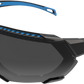 FORCEFLEX FF4 Sunglasses - Foam - Black/Blue - Smoke Lens FF4-01025-041