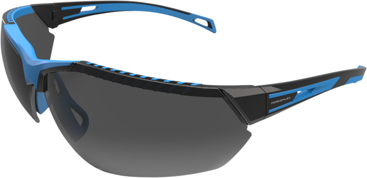 FORCEFLEX FF4 Sunglasses - Black/Blue - Smoke Lens FF4-01025-040