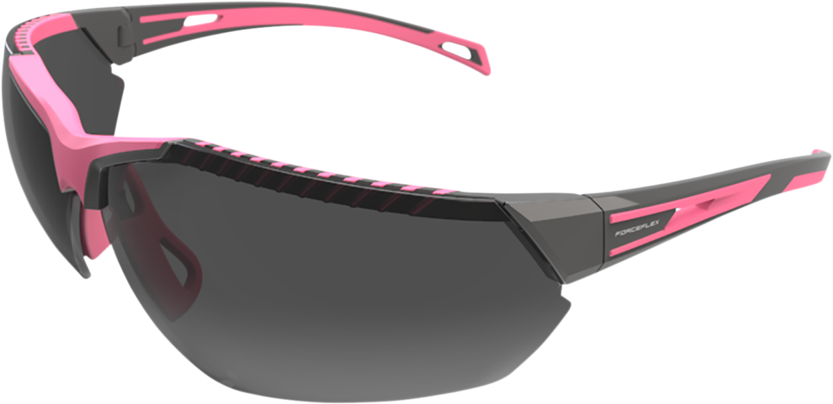 FORCEFLEX FF4 Sunglasses - Gray/Pink - Smoke Lens FF4-04065-040