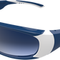 FORCEFLEX Floating Sunglasses - Blue/White - Blue Mirror Lens FFS-02084-060