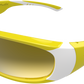 FORCEFLEX Floating Sunglasses - Yellow/White - Yellow Mirror Lens FFS-09084-060