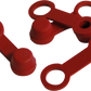 HELIX Brake Bleeder Caps - Red - 4-Pack 202-2001