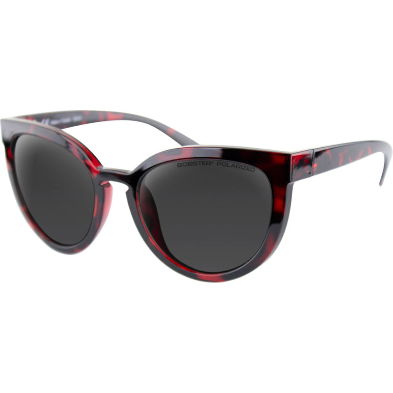 BOBSTER Sail Sunglasses - Gloss Red Tortoise - Smoke Polarized Lens BSAL001P