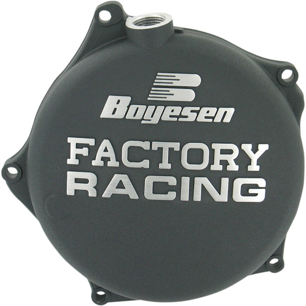 Boyesen Clutch Cover - Black - Kawasaki CC-17AB