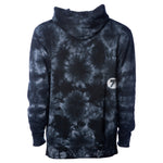 BRAND HOODIE NAVY TIE DYE