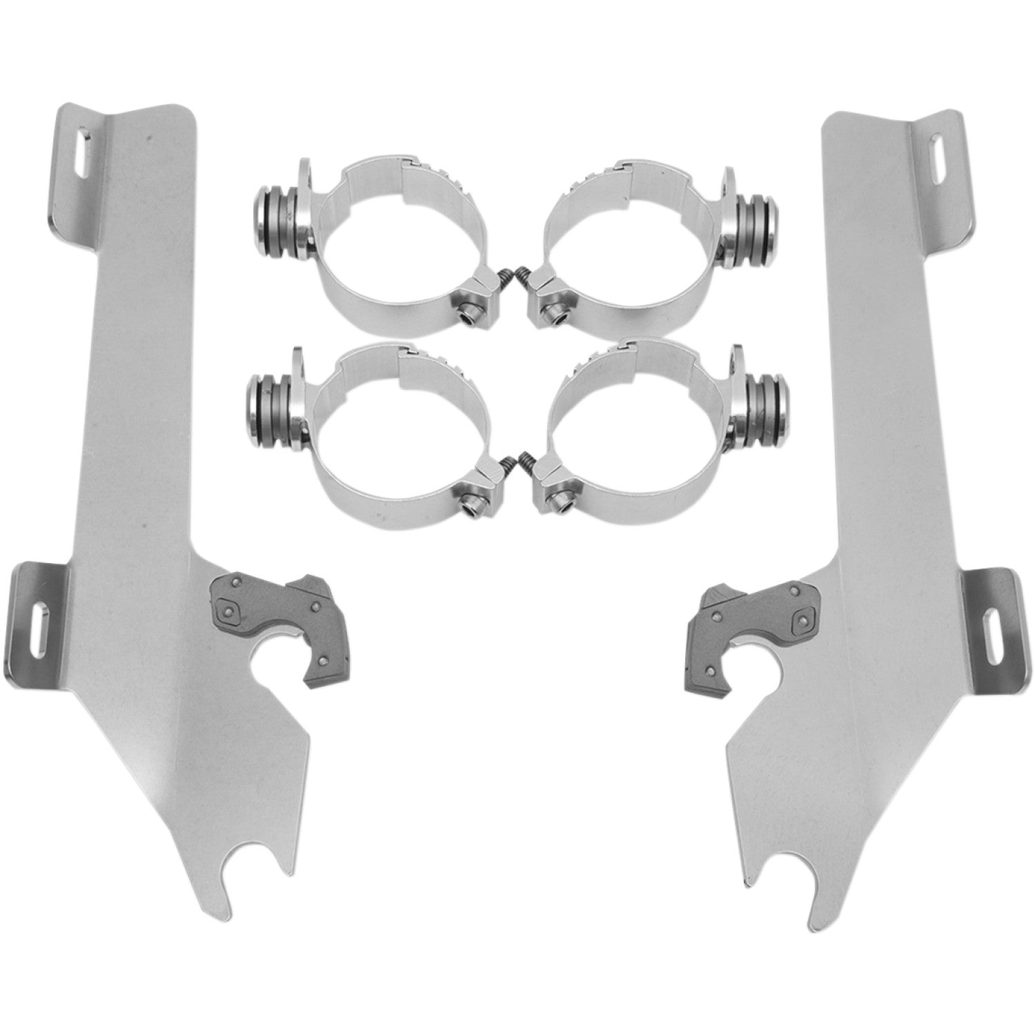 Memphis Shades Batwing Trigger Lock Mounting Kit - VTX 1800 - Polished MEK1904