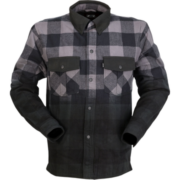 Z1R Duke Ombre Flannel - Gray/Black - Medium 2840-0158