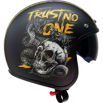 Z1R Saturn Helmet - Trust No One - Black/Yellow - Small 0104-2853