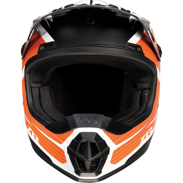 Z1R Youth Rise Helmet - Flame - Orange - Large 0111-1444