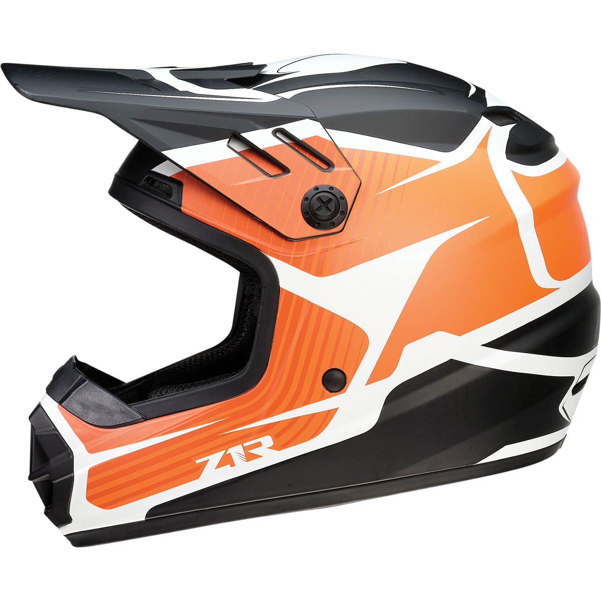 Z1R Youth Rise Helmet - Flame - Orange - Large 0111-1444