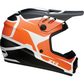 Z1R Youth Rise Helmet - Flame - Orange - Large 0111-1444