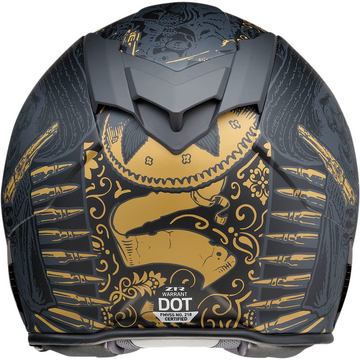 Z1R Warrant Helmet - Sombrero - Black/Gold - XL 0101-14174