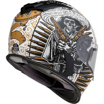 Z1R Warrant Helmet - Sombrero - White/Gold - XL 0101-14168