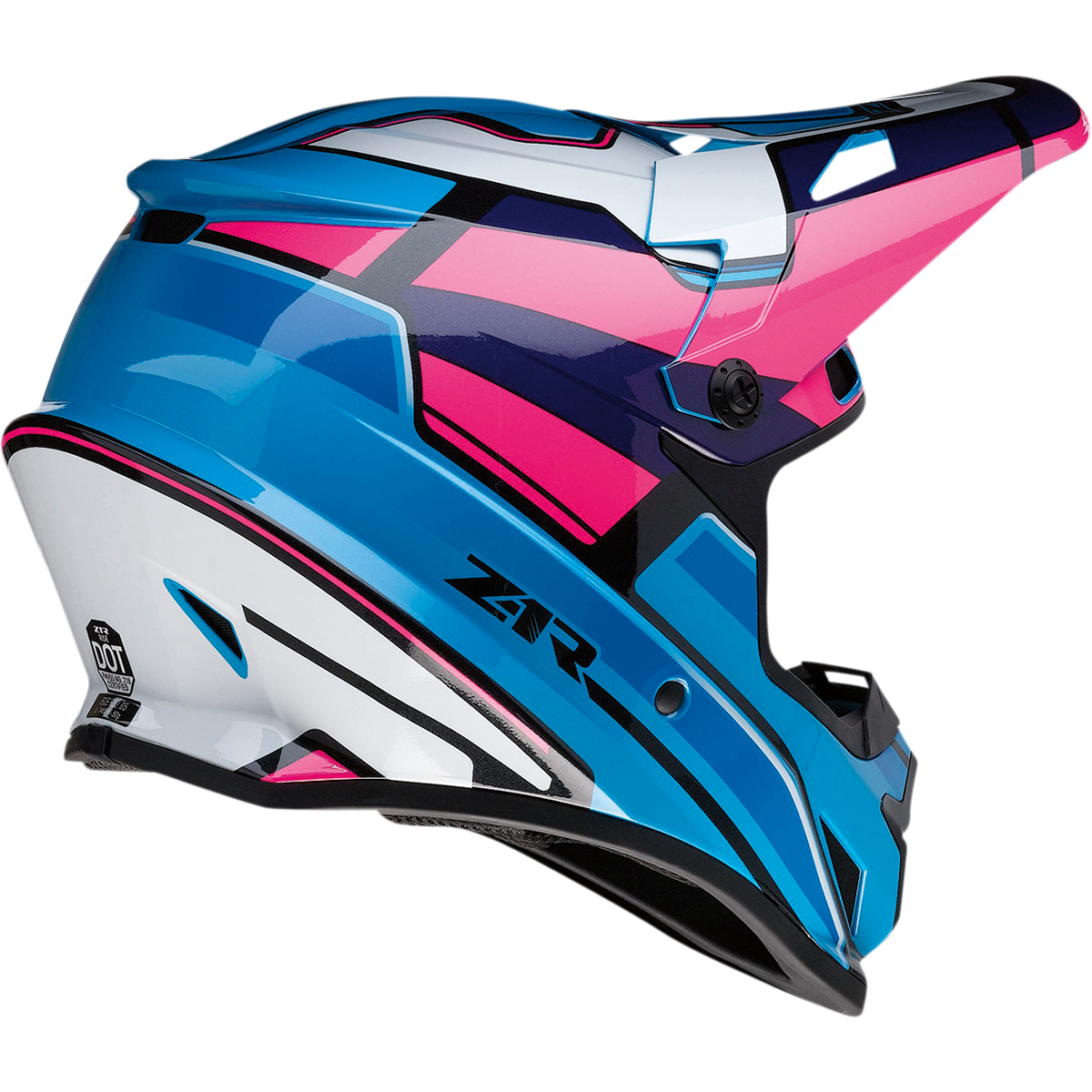 Z1R Rise Helmet - MC - Pink/Blue - 3XL 0110-7190