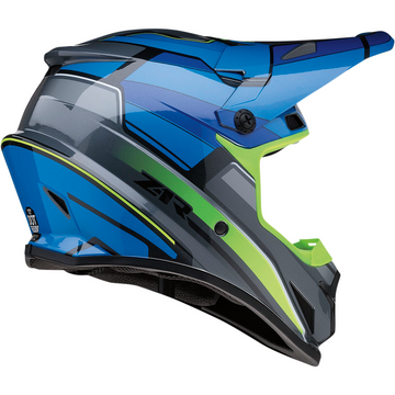 Z1R Rise Helmet - MC - Blue/Hi-Viz - Small 0110-7193