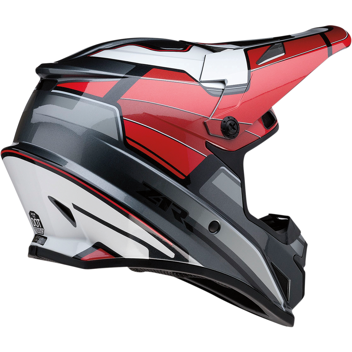 Z1R Rise Helmet - MC - Red/Gray - XS 0110-7208