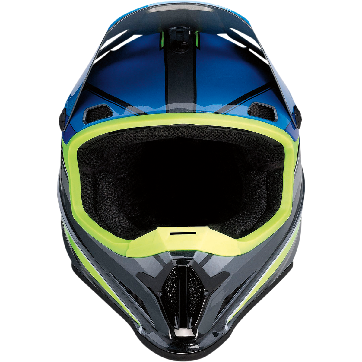Z1R Rise Helmet - MC - Blue/Hi-Viz - Large 0110-7195
