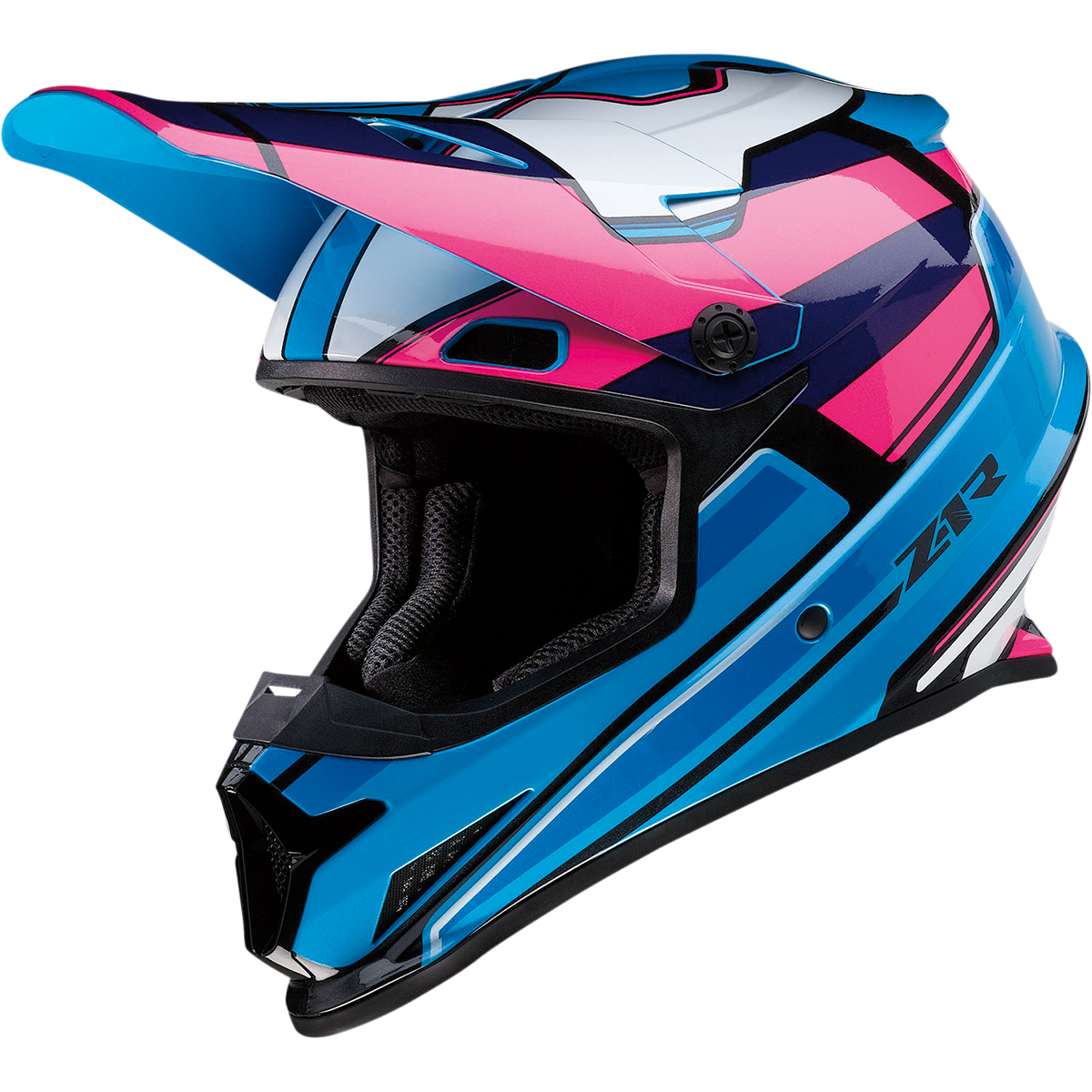 Z1R Rise Helmet - MC - Pink/Blue - XL 0110-7188