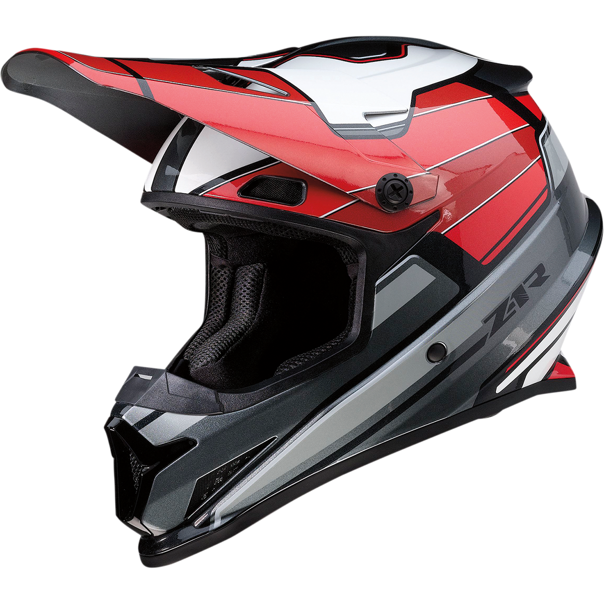 Z1R Rise Helmet - MC - Red/Gray - Medium 0110-7210