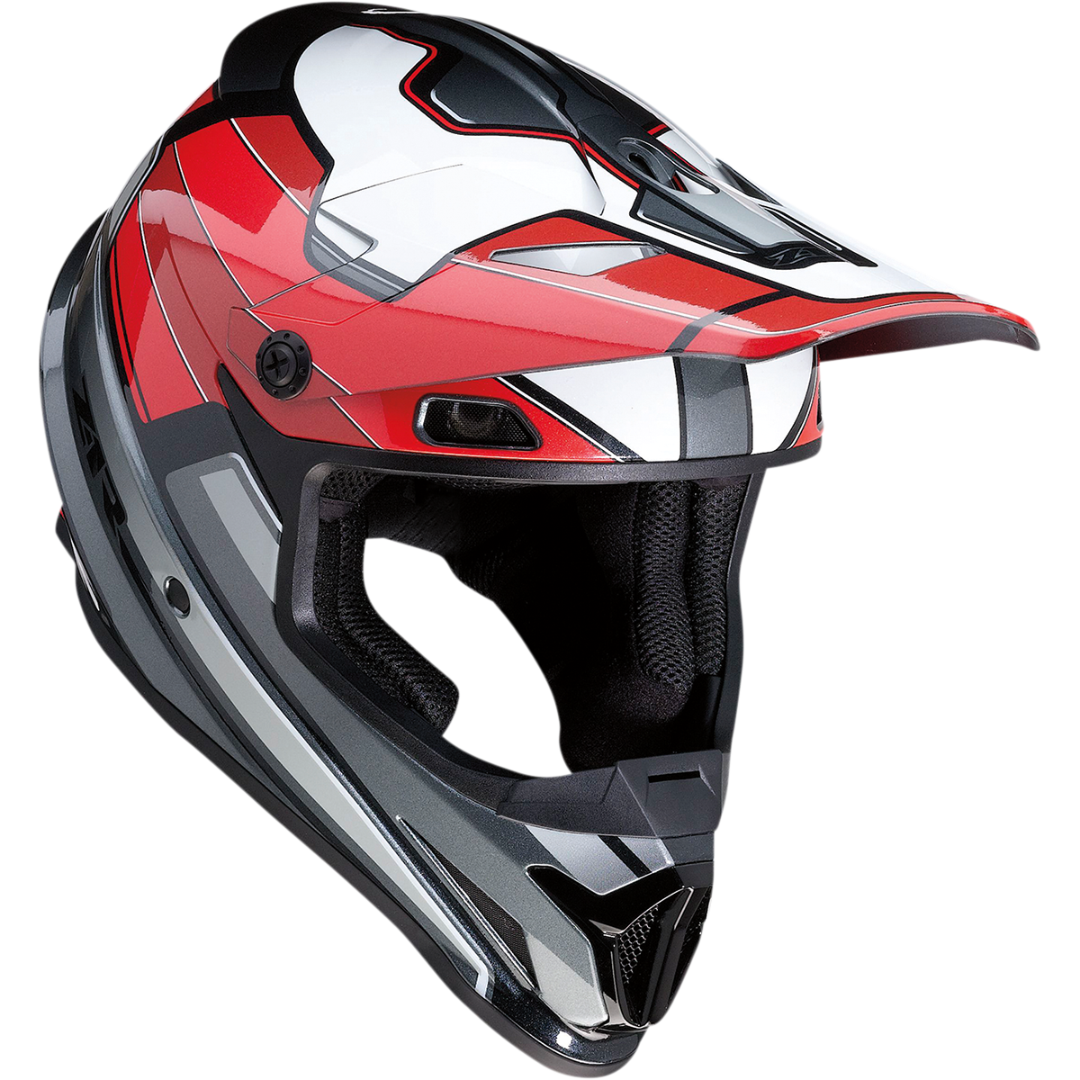 Z1R Rise Helmet - MC - Red/Gray - XS 0110-7208