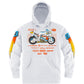 ICON Gixxer Johnny* Hoodie - White - 2XL 3050-6894